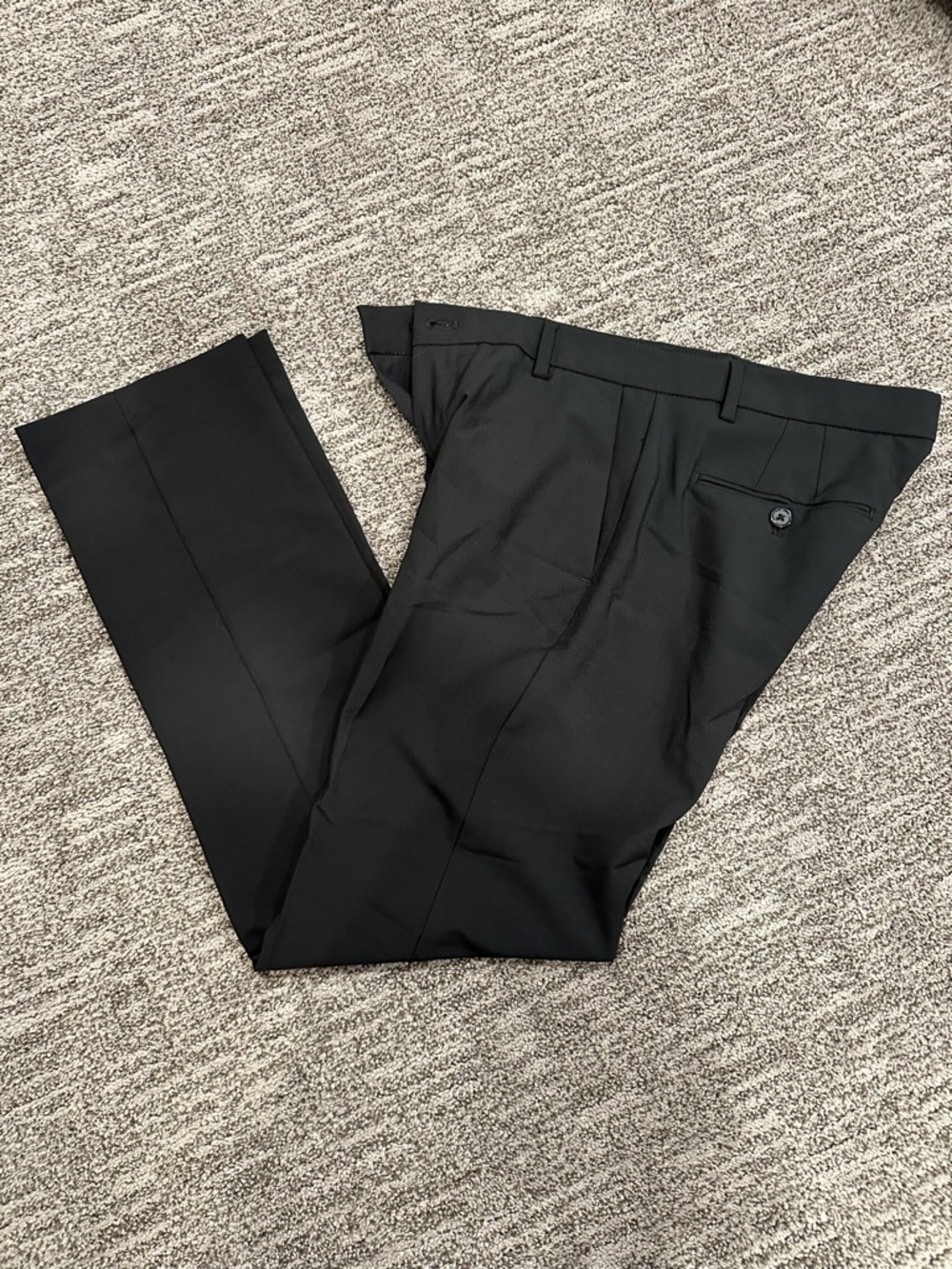 Van Heusen Black Slim Flex Dress Pants
